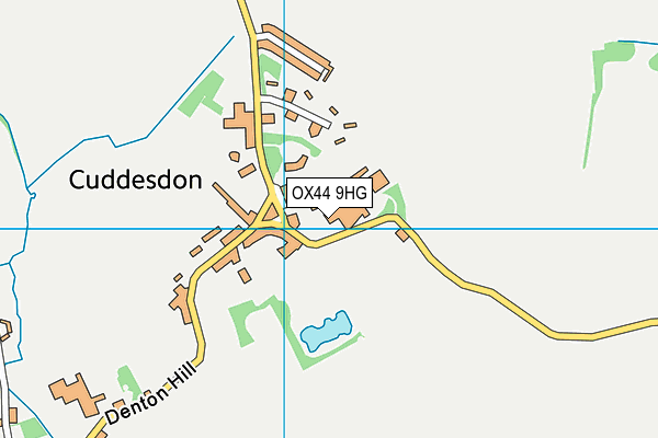 OX44 9HG map - OS VectorMap District (Ordnance Survey)