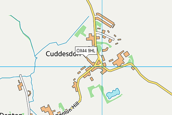 OX44 9HL map - OS VectorMap District (Ordnance Survey) OX44 9HL map - OS VectorMap District (Ordnance Survey)