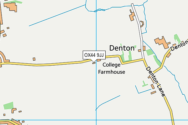 OX44 9JJ map - OS VectorMap District (Ordnance Survey) OX44 9JJ map - OS VectorMap District (Ordnance Survey)