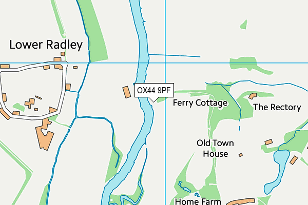OX44 9PF map - OS VectorMap District (Ordnance Survey) OX44 9PF map - OS VectorMap District (Ordnance Survey)