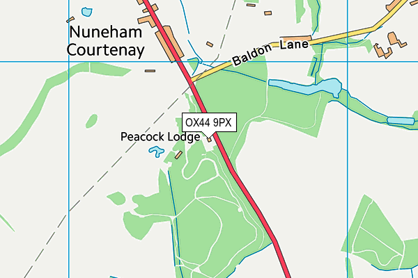OX44 9PX map - OS VectorMap District (Ordnance Survey) OX44 9PX map - OS VectorMap District (Ordnance Survey)