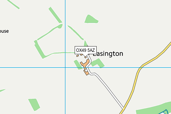 OX49 5AZ map - OS VectorMap District (Ordnance Survey) OX49 5AZ map - OS VectorMap District (Ordnance Survey)