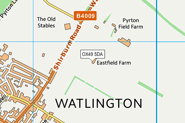 OX49 5DA map - OS VectorMap District (Ordnance Survey) OX49 5DA map - OS VectorMap District (Ordnance Survey)
