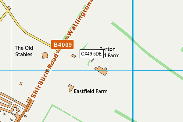 OX49 5DE map - OS VectorMap District (Ordnance Survey) OX49 5DE map - OS VectorMap District (Ordnance Survey)