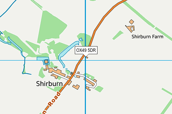 OX49 5DR map - OS VectorMap District (Ordnance Survey) OX49 5DR map - OS VectorMap District (Ordnance Survey)