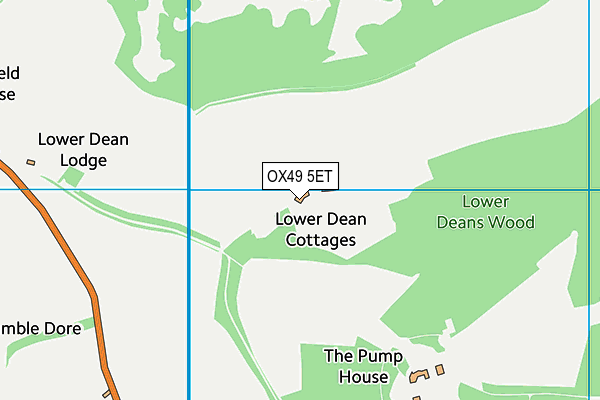 OX49 5ET map - OS VectorMap District (Ordnance Survey) OX49 5ET map - OS VectorMap District (Ordnance Survey)