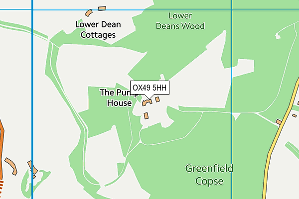 OX49 5HH map - OS VectorMap District (Ordnance Survey) OX49 5HH map - OS VectorMap District (Ordnance Survey)