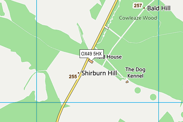 OX49 5HX map - OS VectorMap District (Ordnance Survey) OX49 5HX map - OS VectorMap District (Ordnance Survey)