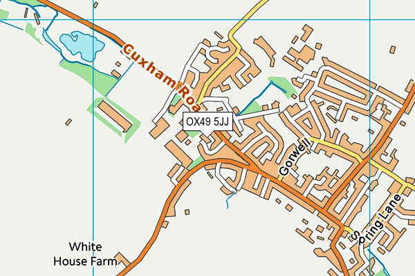 OX49 5JJ map - OS VectorMap District (Ordnance Survey) OX49 5JJ map - OS VectorMap District (Ordnance Survey)
