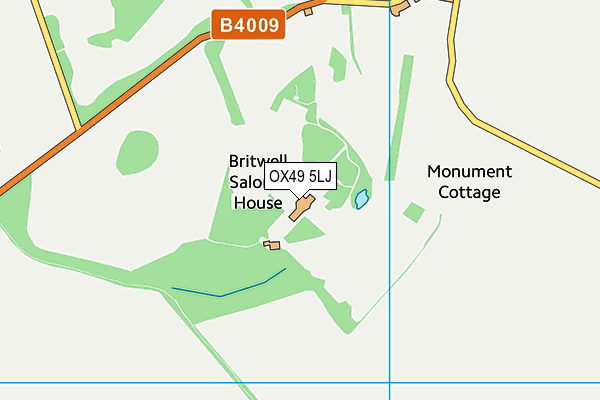 OX49 5LJ map - OS VectorMap District (Ordnance Survey)