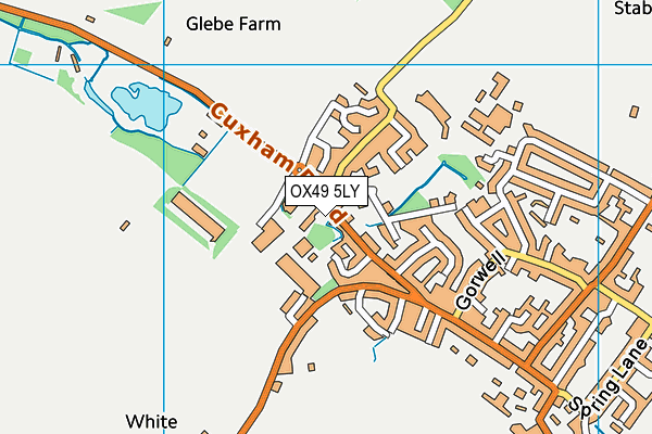 OX49 5LY map - OS VectorMap District (Ordnance Survey) OX49 5LY map - OS VectorMap District (Ordnance Survey)