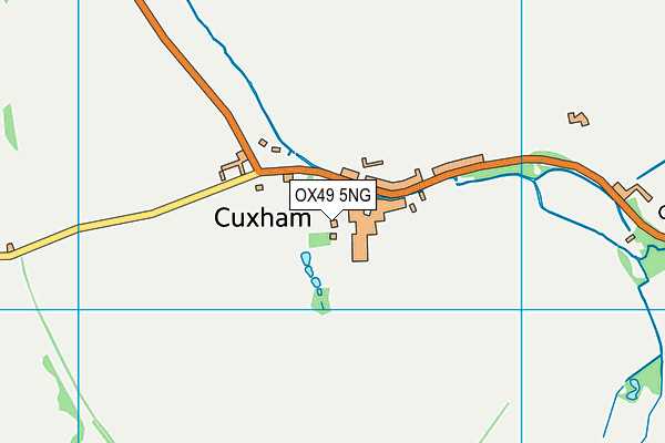 OX49 5NG map - OS VectorMap District (Ordnance Survey) OX49 5NG map - OS VectorMap District (Ordnance Survey)