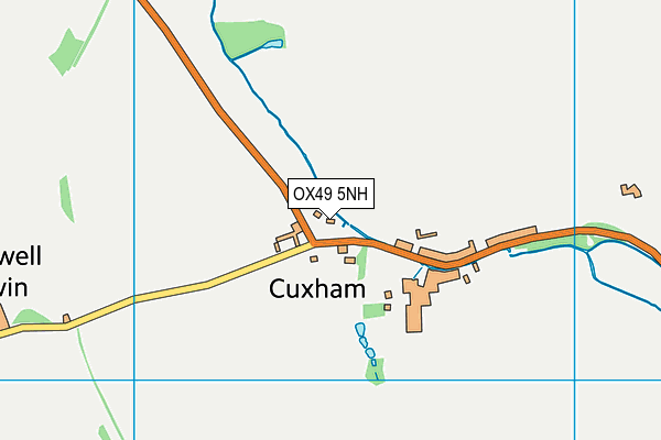 OX49 5NH map - OS VectorMap District (Ordnance Survey) OX49 5NH map - OS VectorMap District (Ordnance Survey)