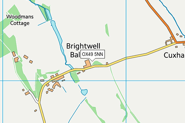 OX49 5NN map - OS VectorMap District (Ordnance Survey) OX49 5NN map - OS VectorMap District (Ordnance Survey)