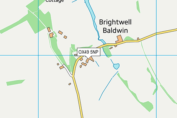 OX49 5NP map - OS VectorMap District (Ordnance Survey) OX49 5NP map - OS VectorMap District (Ordnance Survey)