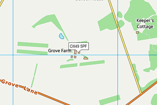 OX49 5PF map - OS VectorMap District (Ordnance Survey) OX49 5PF map - OS VectorMap District (Ordnance Survey)