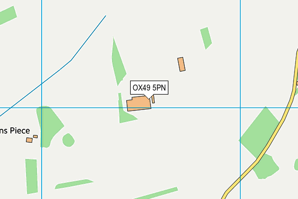 OX49 5PN map - OS VectorMap District (Ordnance Survey) OX49 5PN map - OS VectorMap District (Ordnance Survey)