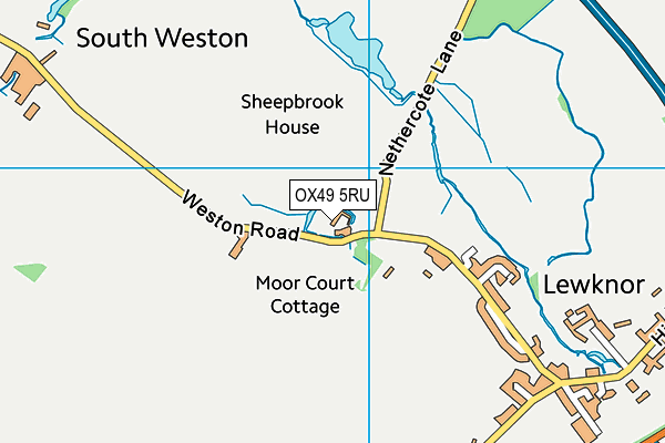 OX49 5RU map - OS VectorMap District (Ordnance Survey) OX49 5RU map - OS VectorMap District (Ordnance Survey)