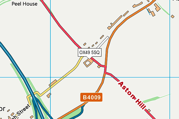 OX49 5SQ map - OS VectorMap District (Ordnance Survey) OX49 5SQ map - OS VectorMap District (Ordnance Survey)