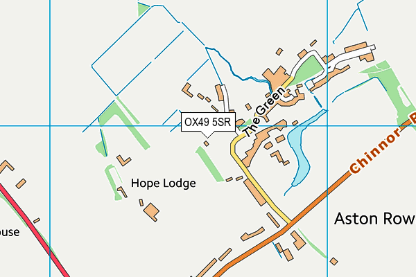 OX49 5SR map - OS VectorMap District (Ordnance Survey) OX49 5SR map - OS VectorMap District (Ordnance Survey)