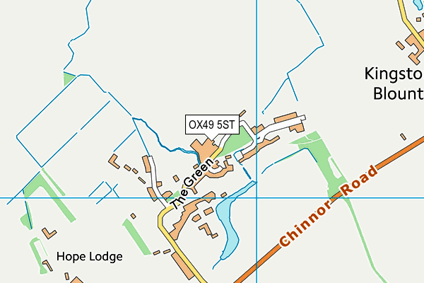 OX49 5ST map - OS VectorMap District (Ordnance Survey) OX49 5ST map - OS VectorMap District (Ordnance Survey)