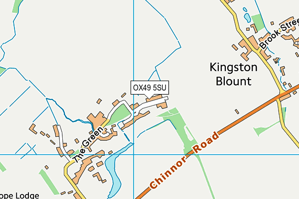 OX49 5SU map - OS VectorMap District (Ordnance Survey)