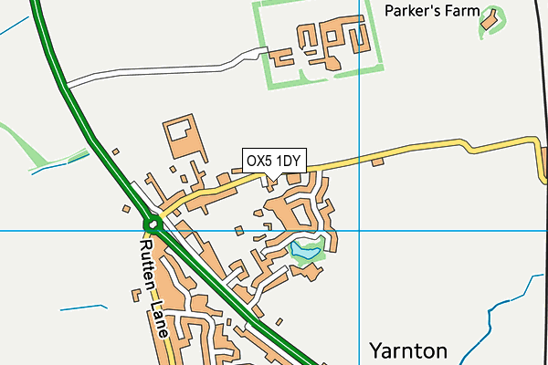 OX5 1DY map - OS VectorMap District (Ordnance Survey) OX5 1DY map - OS VectorMap District (Ordnance Survey)