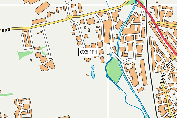 OX5 1FH map - OS VectorMap District (Ordnance Survey) OX5 1FH map - OS VectorMap District (Ordnance Survey)
