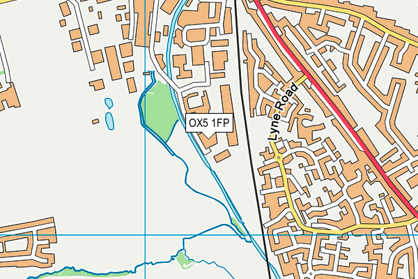 OX5 1FP map - OS VectorMap District (Ordnance Survey) OX5 1FP map - OS VectorMap District (Ordnance Survey)