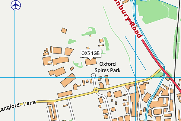 OX5 1GB map - OS VectorMap District (Ordnance Survey) OX5 1GB map - OS VectorMap District (Ordnance Survey)