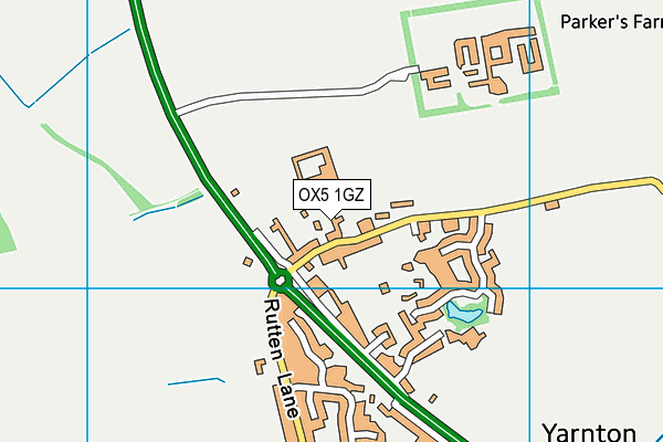 OX5 1GZ map - OS VectorMap District (Ordnance Survey) OX5 1GZ map - OS VectorMap District (Ordnance Survey)