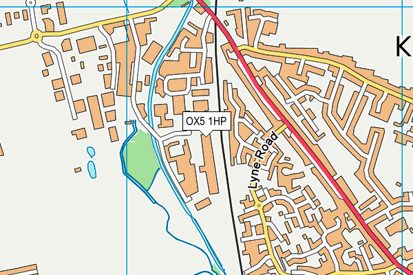 OX5 1HP map - OS VectorMap District (Ordnance Survey) OX5 1HP map - OS VectorMap District (Ordnance Survey)