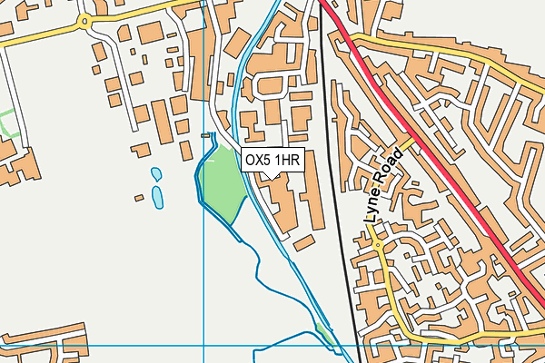 OX5 1HR map - OS VectorMap District (Ordnance Survey) OX5 1HR map - OS VectorMap District (Ordnance Survey)