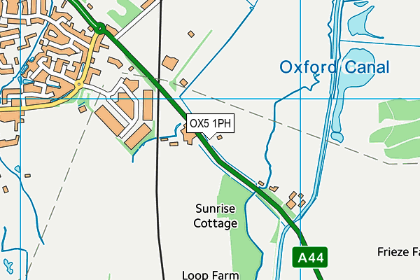 OX5 1PH map - OS VectorMap District (Ordnance Survey) OX5 1PH map - OS VectorMap District (Ordnance Survey)
