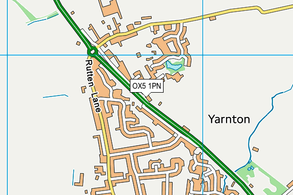 OX5 1PN map - OS VectorMap District (Ordnance Survey) OX5 1PN map - OS VectorMap District (Ordnance Survey)