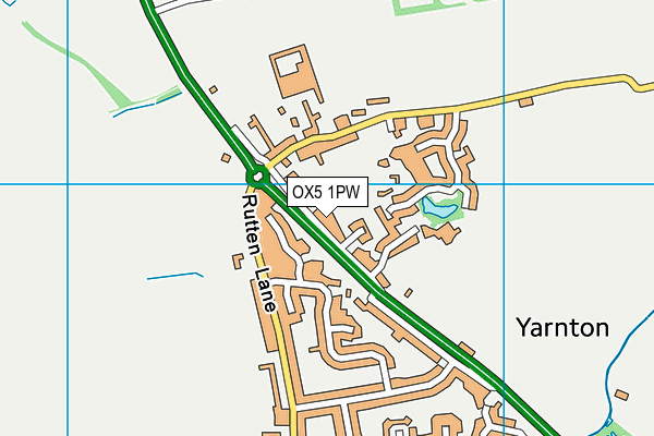 OX5 1PW map - OS VectorMap District (Ordnance Survey) OX5 1PW map - OS VectorMap District (Ordnance Survey)