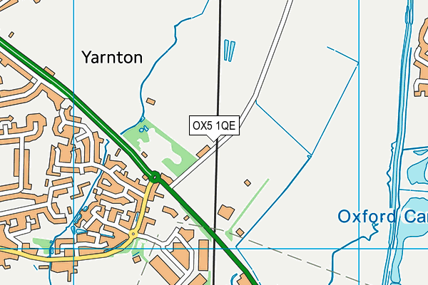 OX5 1QE map - OS VectorMap District (Ordnance Survey) OX5 1QE map - OS VectorMap District (Ordnance Survey)
