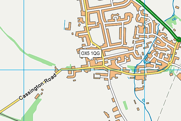 OX5 1QG map - OS VectorMap District (Ordnance Survey) OX5 1QG map - OS VectorMap District (Ordnance Survey)