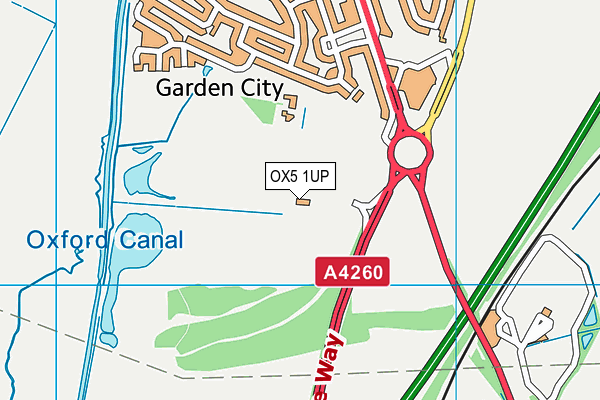 OX5 1UP map - OS VectorMap District (Ordnance Survey) OX5 1UP map - OS VectorMap District (Ordnance Survey)