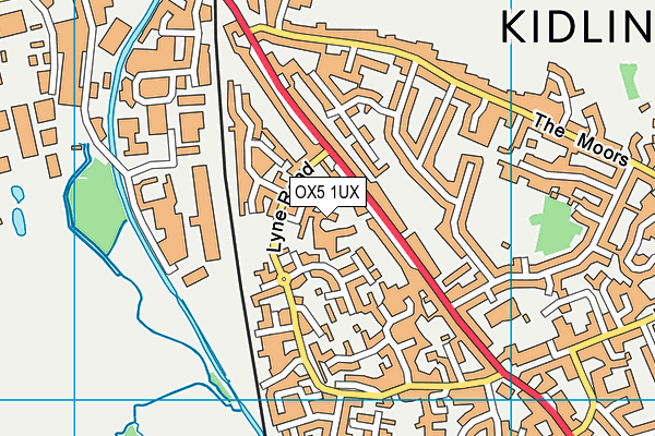 OX5 1UX map - OS VectorMap District (Ordnance Survey) OX5 1UX map - OS VectorMap District (Ordnance Survey)