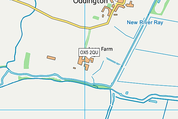 OX5 2QU map - OS VectorMap District (Ordnance Survey) OX5 2QU map - OS VectorMap District (Ordnance Survey)