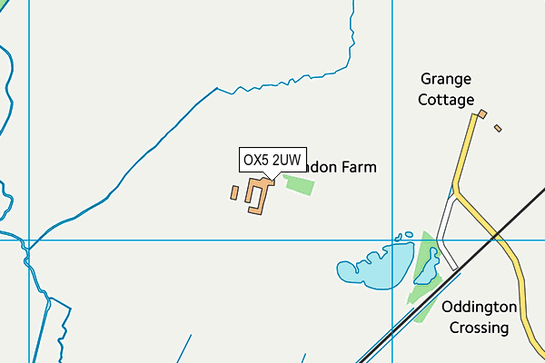 OX5 2UW map - OS VectorMap District (Ordnance Survey) OX5 2UW map - OS VectorMap District (Ordnance Survey)