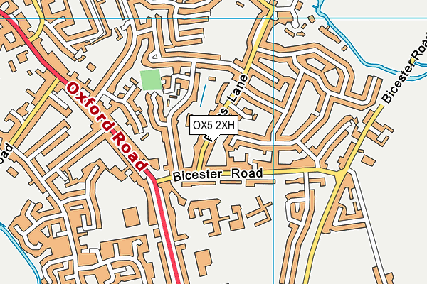 OX5 2XH map - OS VectorMap District (Ordnance Survey) OX5 2XH map - OS VectorMap District (Ordnance Survey)