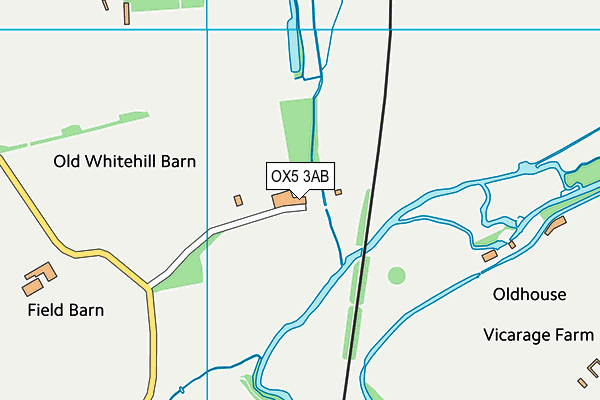 OX5 3AB map - OS VectorMap District (Ordnance Survey) OX5 3AB map - OS VectorMap District (Ordnance Survey)