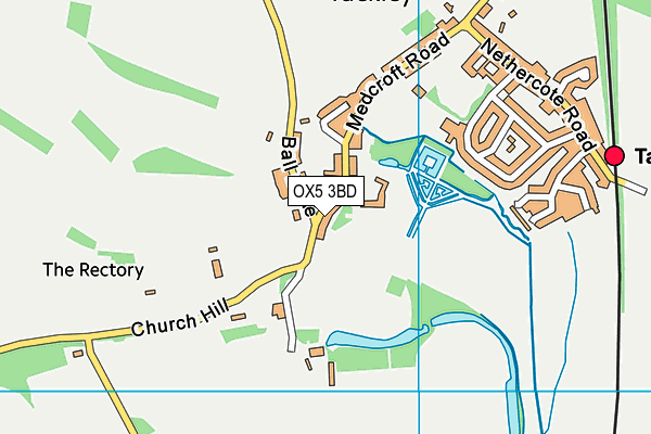 OX5 3BD map - OS VectorMap District (Ordnance Survey) OX5 3BD map - OS VectorMap District (Ordnance Survey)
