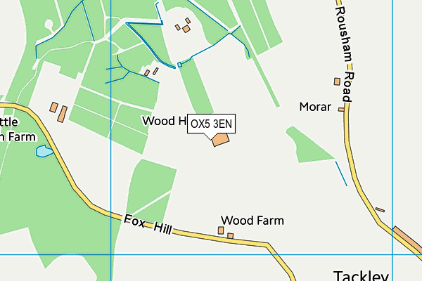 OX5 3EN map - OS VectorMap District (Ordnance Survey) OX5 3EN map - OS VectorMap District (Ordnance Survey)