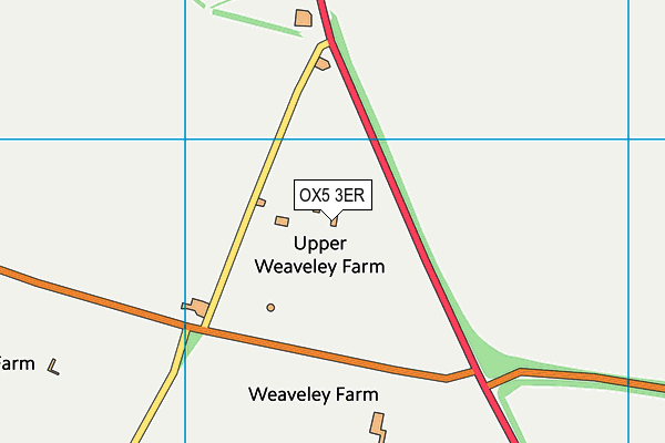 OX5 3ER map - OS VectorMap District (Ordnance Survey) OX5 3ER map - OS VectorMap District (Ordnance Survey)