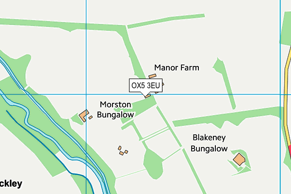 OX5 3EU map - OS VectorMap District (Ordnance Survey) OX5 3EU map - OS VectorMap District (Ordnance Survey)