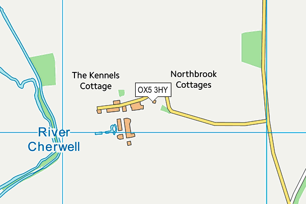 OX5 3HY map - OS VectorMap District (Ordnance Survey) OX5 3HY map - OS VectorMap District (Ordnance Survey)