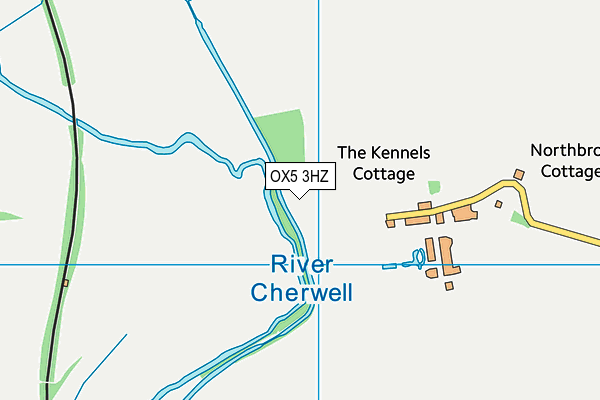 OX5 3HZ map - OS VectorMap District (Ordnance Survey) OX5 3HZ map - OS VectorMap District (Ordnance Survey)